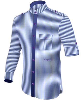 Formal Shirt Monogram with Band