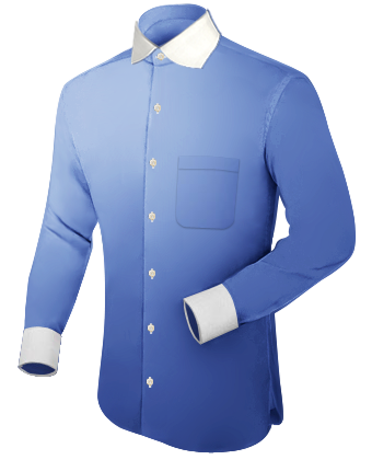 Formal White Stripe Short Sleeve Shirt with English Collar