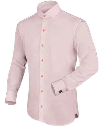 French Collar Boys Shirt with Italian Collar 1 Button