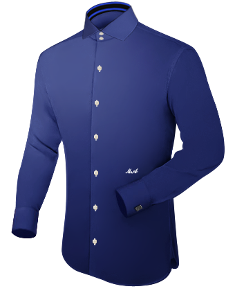 French Cuff Shirt with Italian Collar 2 Button