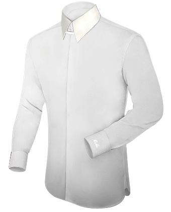 Full Cut Dress Shirt with Tab