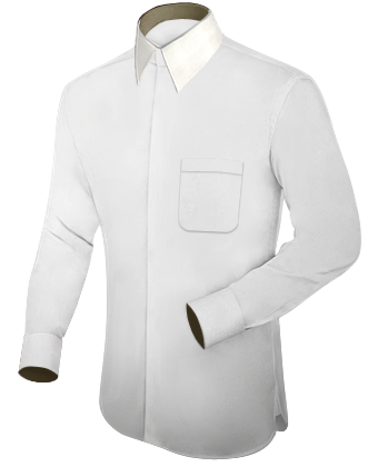 Good Online Dress Shirt Retailer with French Collar 2 Button