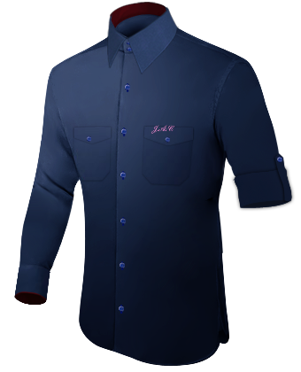Hand Talored Shirts with French Collar 2 Button