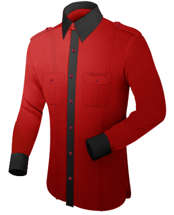 High Collar Shirt with French Collar 1 Button