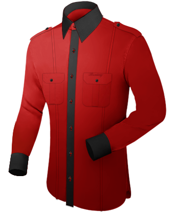 Inexpensive Made To Measure Dress Shirts with French Collar 1 Button