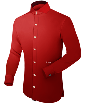 Ivory Colour Formal Shirt with Cut Away 2 Button