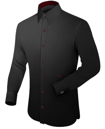 Ivory French Cuff Shirt with French Collar 1 Button