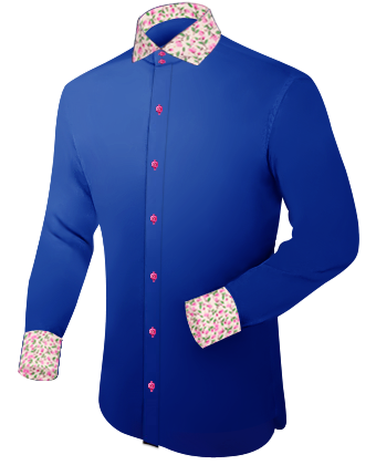 Ivory Mens Shirts with Italian Collar 2 Button