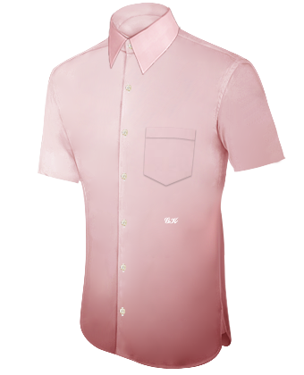Lilac Double Cuff Shirt with French Collar 1 Button