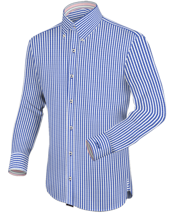 Linen Gradad Shirt with Button Down