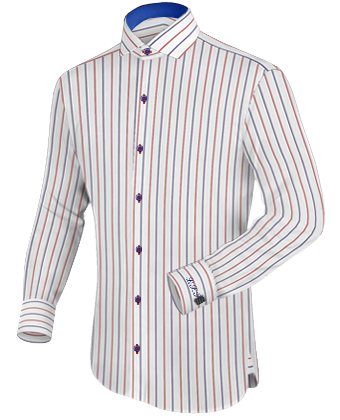 Loud Mens Shirts with Italian Collar 1 Button