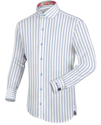 Low Cost Fitted Mens Shirts with English Collar