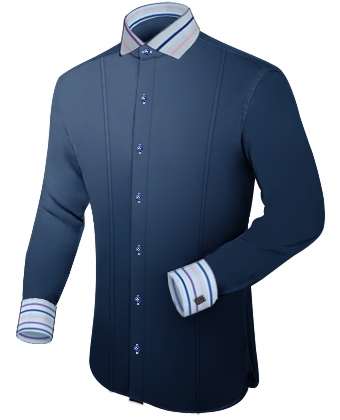 Made To Measure Dress Shirts India with Italian Collar 1 Button