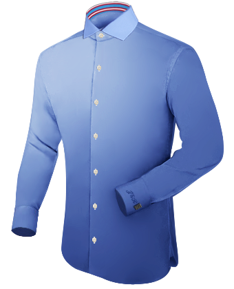 Man Shirt With Cufflinks On Sale Uk with Italian Collar 1 Button