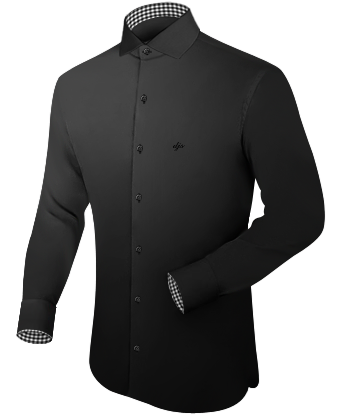 Mandarin Collar Dress Shirts For Men with Italian Collar 1 Button
