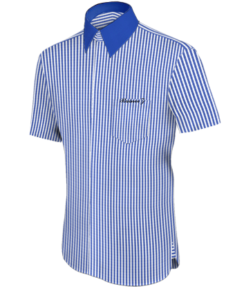 Mandarin Shirts Long Sleeve with French Collar 1 Button