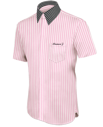 Mandarin Style Mens Shirts with French Collar 1 Button