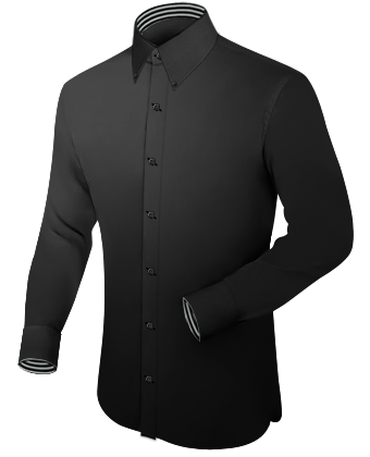 Mans Dress Shirts Discounts with French Collar 2 Button