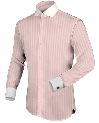 Matching Shirt And Tie with Italian Collar 1 Button