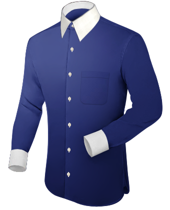 Men Formal Shirts with French Collar 1 Button