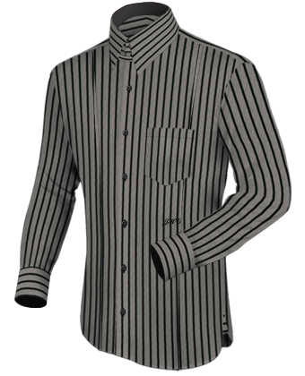 Mens Bright Purple Dress Shirts with Tab