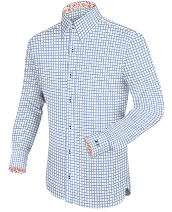 Mens Double Cuffed Shirts Sale with French Collar 2 Button
