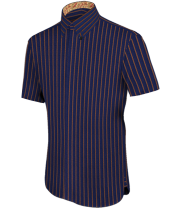 Mens Dress White Shirts with Hidden Button