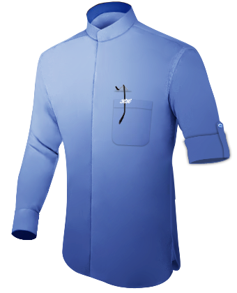 Mens European Shirts with Band