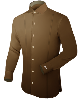 Mens Shirts Cufflinks with Italian Collar 1 Button