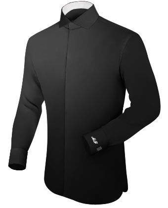 Mens Short Sleeve Shirts with Italian Collar 2 Button