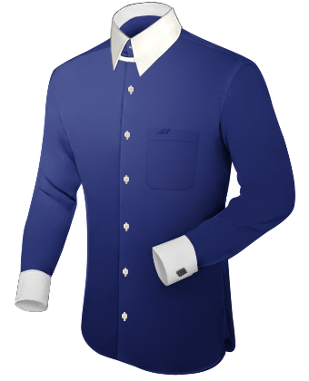 Mens Silver Satin Shirts with Tab