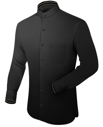 Collar Dress Shirts with Band