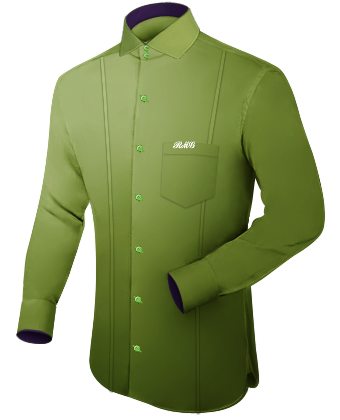 Mens Tall Shirts with Italian Collar 2 Button