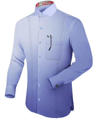 Mens Xs Dress Shirts with Italian Collar 2 Button