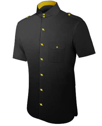 Neon Purple Button Up Dress Shirt with Cut Away 2 Button