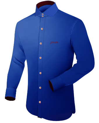 No Iron Short Sleeve Shirts For Men with Italian Collar 2 Button