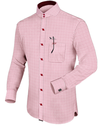 Office Shirts For Men with Cut Away 2 Button