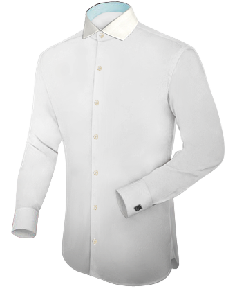 Order Made Dress Shirts with Italian Collar 1 Button