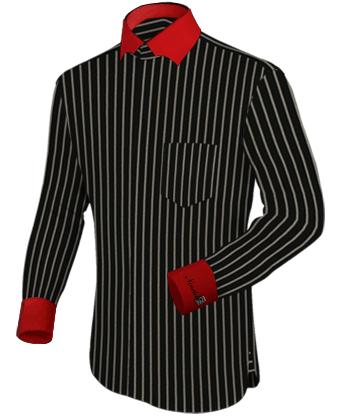 Discount Mens Dress Shirts with Batman Collar