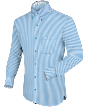 Made To Measure Victorian Wing Collar Shirts with Button Down