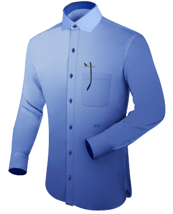 Maroon Shirt with Modern Collar