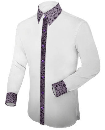 Men Dress Shirts Cheap with French Collar 2 Button