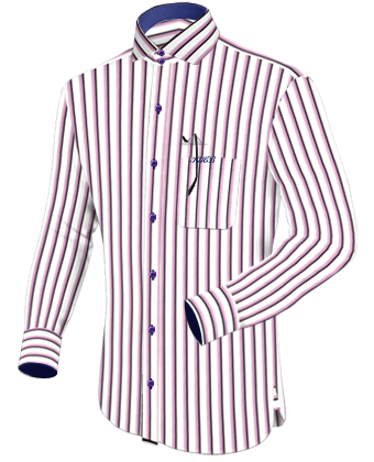 Men Dress Shirts Size 14.5 with Italian Collar 2 Button