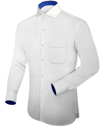 Men Shirts Uk with Italian Collar 1 Button