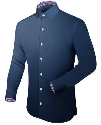 Mens Cut Back Collar Shirt And Ties with Modern Collar