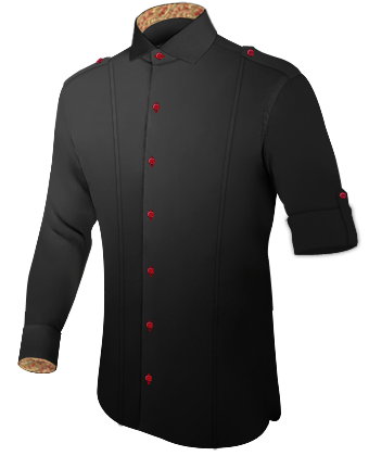 Mens Dress Shirts 16 X 35 with Italian Collar 1 Button