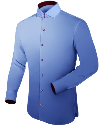 Mens Fancy Shirts Uk with Italian Collar 2 Button