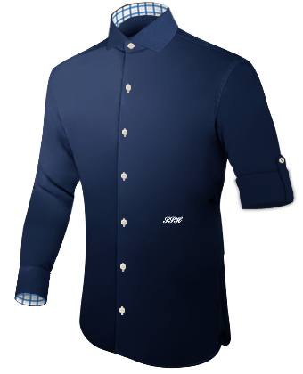 Mens Neon Smart Shirt with Italian Collar 1 Button