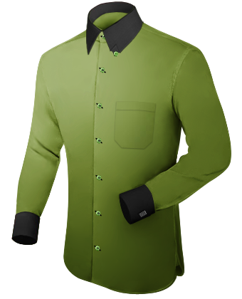 Mens Party Shirts with Hidden Button