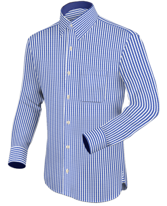 Mens Shirt Tayloring with French Collar 1 Button